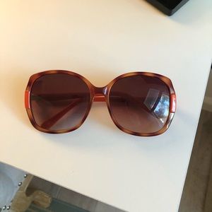 Cole Haan orange sunglasses